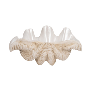 Ciotola Decorativa a Forma di Conchiglia, Centrotavola Ispirato al Mare, Decorazione per la Casa - Product Image 4