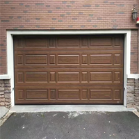 Porte de garage à enroulement en alliage d'aluminium de style moderne, garantie 5 ans, traitement de surface excellent, fabriqué en Chine