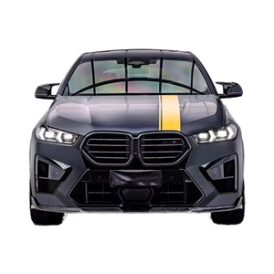 Kit carrosserie en fibre de carbone pour BMW X5M X6M : Lame avant, diffuseur, spoiler, jupes latérales, capot – Neuf - Product Image 1