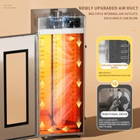 Ltpk LT-32 Hotel Keuken Commerciële Gemberdroger Machine Banaan Mango Fruit Drogen 22 Dienblad Verse Ananas Roterende Droger Machine