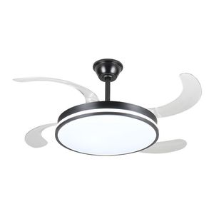 Modern Minimalist Ceiling Fan Light Led Flush Mount For Living Room And Dining Room 220V Invisible Fan Light HC833 - Product Image 1