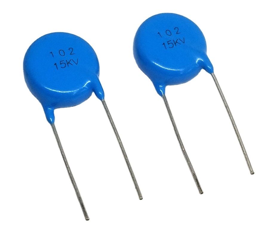 Condensatore Alta Tensione K15U-1 10kV 100pF ±10% - Disco In Ceramica, Nuovo