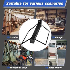 2er Pack Wand halterung Horse Tack Storage Supplies Sattel regalst änder für englische Western-Sättel - Product Image 5