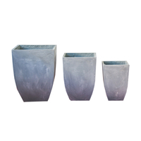 Moule à pot de fleurs en béton, fibre de verre et ciment, grand format, moulé à la main, pour décoration de jardin, à faible coût