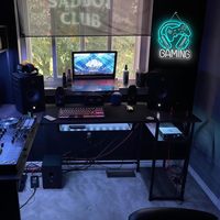 Enseigne de jeu Enseigne au néon à LED pour décoration murale Lampe au néon Salle de jeux; Man Cave Game Club Led Lights for Children Cadeau pour garçons