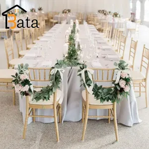 Modern Cheap Stackable Low Price Metal Wedding Chair Tiffany Hotel Dining Chair Chiavari Hotel Chair