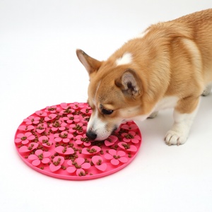 Alfombrilla interactiva de silicona para lamer y olfatear para perros y gatos, comedero lento, producto OEM - Product Image 1