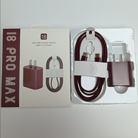 I Phone Dark Cherry 35W USB C ke Type C Pengisi Daya Cepat 2 in 1 Adaptor Charger + Kabel dengan Kotak Kertas untuk Iphone 18 17 16 15