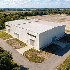 Almacén Logístico Modular de Acero Prefabricado, Diseño Personalizado, Gran Capacidad, Edificio para Depósito de Carga - Product Image 1