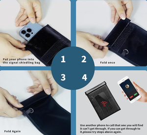 파라데이 폰 케이스 GPS 모바일 컴퓨터 신호 차단 방수 <span class=keywords><strong>EMF</strong></span> 차폐 폰 RFID 신호 차단 파라데이 파우치 - Product Image 5