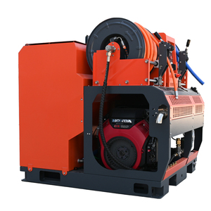 Machine de nettoyage de canalisations d'<span class=keywords><strong>essence</strong></span> 300bar/4350psi/30lpm Boîte de vitesses avec système de capteurs Réservoir d'eau 500L Machine de nettoyage de canalisations - Product Image 6