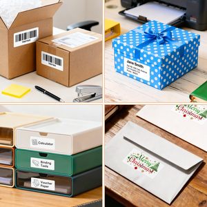 Etiquetas de dirección de 2"x4" con adhesivo fuerte, 1000 etiquetas, 100 hojas, fáciles de aplicar, impresión láser e inyección de tinta para envíos de paquetes. - Product Image 6