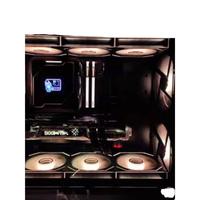 OCOCOO 240mm Radiador de aluminio Caja de la computadora Disipador de calor de refrigeración por agua con 12 vías de agua Enfriador de soldadura líquida Modelo