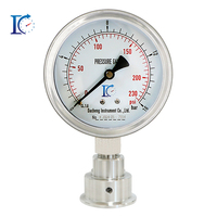 Customizable All-Steel Clamp-Type Digital Pressure Indicator Super Strong Seal DACHENG YTP-100F 0~600Bar 1 Year Warranty