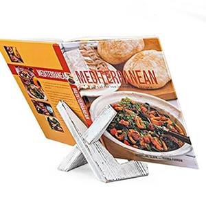 Supporto Multifunzione in Legno per Libri di Cucina Espositore Piatto per Ricette Dischi in Vinile e Organizer da Bancone Cucina - Product Image 5