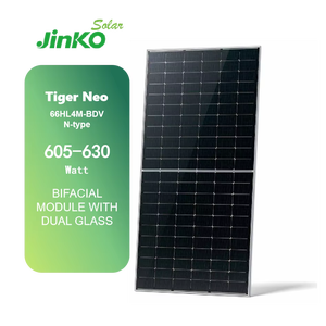 ราคาโรงงานแผงโซลาร์เซลล์ Jinko 595W 600W 605W 610W 615W แผงโซลาร์เซลล์แบบกระจกสองชั้นชนิด N ผู้จัดจำหน่ายพลังงานแสงอาทิตย์ - Product Image 1