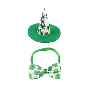 Green Clover Pet Set <span class=keywords><strong>St</strong></span> Patricks <span class=keywords><strong>Day</strong></span> Dog Cat Hat Bufanda Accesorios <span class=keywords><strong>de</strong></span> disfraz Festival irlandé<span class=keywords><strong>s</strong></span> Celebración Decoraciones - Product Image 5