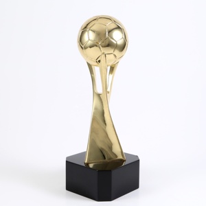 Trofeo in Metallo Dorato Personalizzato per la Coppa del Mondo di Calcio 2026, Holywell Casting con Stampa Serigrafica, Articoli Regalo Souvenir - Product Image 1