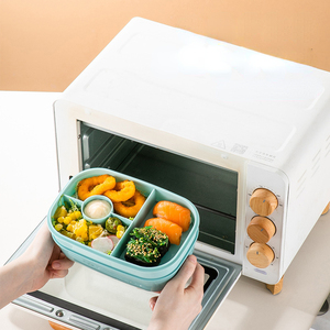 Tốt nhất sản phẩm bán chạy 2023 ba lớp công suất lớn Bento Box với bộ đồ ăn, sushi salad <span class=keywords><strong>container</strong></span> thực phẩm PP nhựa Hộp Ăn Trưa - Product Image 3