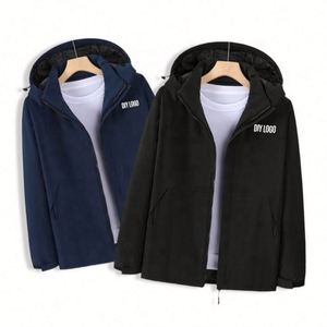 Unisex Windproof Waterproof Customized Men's Women's Cardigan Zipper Mountaineering <b>T</b>-Shirt Plus Size Eco-Friendly - Product Image 5