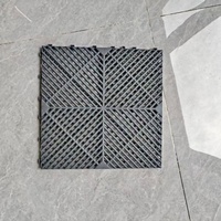 Dalles de sol modulaires à clipser sur mesure 400x400 pour présentoir de salle d'exposition, assemblage facile, ensemble de grilles pour atelier