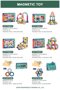 EPT 95 Pcs Éducatifs <span class=keywords><strong>Magnétique</strong></span> Tuiles Marbre Terme Diy Tige Enfant Blocs Bloc Magique Aimant Bâtiment <span class=keywords><strong>Jouet</strong></span> Pour Enfants - Product Image 5