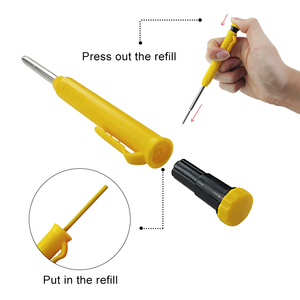 KHY Travail Du Bois Long Nez Trou Profond Recharge Mécanique Construction Travail Outils Marquage Scriber Solide Charpentier <span class=keywords><strong>Crayon</strong></span> - Product Image 3