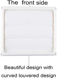 غطاء تنفيس جاف مربع لمنافذ عادم الحمام يمنع الطيور من التعشيش على فتحات المجفف ناشر هواء من الألومنيوم الصلب لنظام HAVC - Product Image 4