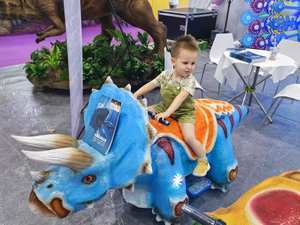 Dinosauro Cavalcabile Personalizzato dalla Fabbrica per Bambini, Veicolo Elettrico a Forma di Dinosauro per <span class=keywords><strong>Parchi</strong></span> <span class=keywords><strong>Divertimento</strong></span>, Centri Commerciali, Aree Gioco - Product Image 1