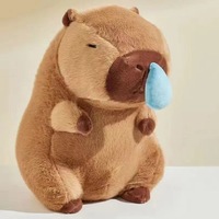 Peluche Capybara Explosive de 25 cm, Poupée Capybara Mignonne et Originale, Grande Taille pour Machine à Griffes, Cadeau, Vente en Gros, Jouet DIY