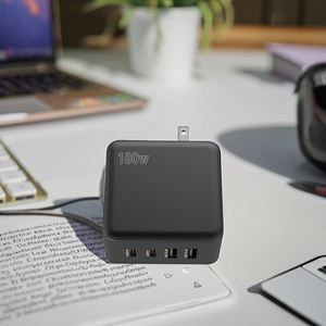 100W PD <b>USB</b> <b>C</b> Charger 4-Port Wall Charger with 2 <b>USB</b>-<b>C</b> and 2 <b>USB</b>-A Fast Charging Block for MacBook Pro Pad Pro - Product Image 2