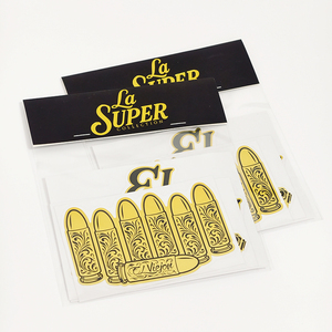 Etiquetas Adhesivas Personalizadas de PVC Impermeables Doradas, Etiquetas con Logotipo Troqueladas, Paquete de Etiquetas de Vinilo Holográficas Plateadas Brillantes Tipo Espejo - Product Image 1