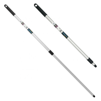 Perche télescopique en aluminium multi-filetages de 74-131 cm de haute qualité pour le lavage de voitures et le nettoyage de fenêtres domestiques