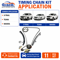 Kit Rantai Timing Lengkap YS Tensioner Guides Baru Cocok untuk T31 X-Trail Teana Navara QR25DE 2.5L Naturally Aspirated OE 130286N20A