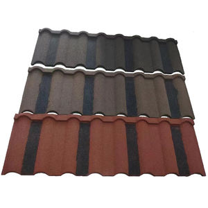 低コスト工場シングルタイル石コーティング金属屋根ふきシート輸出グレードカラフル軽量屋根ハウス用ヴィラ - Product Image 2