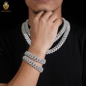 संयुक्त राज्य अमेरिका के स्थानीय शेयर गहने 12 मिमी 925 स्टर्लिंग सिल्वर बनाम मोइससानाइट हीरे से बाहर - Product Image 4