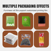 Máquina Empacadora de Té Automática Pequeña con Filtro de Papel para Pequeñas Empresas, Máquina para Empacar Bolsitas de Té Biodegradables de Hojas Sueltas Negras