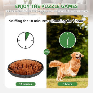 Matras pemberi makan anjing, alas mencari makan hewan peliharaan, alas Snuffle untuk latihan bau dan makan lambat - Product Image 3