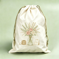 Sac de sport portable pour enfants, en tissu non tissé, avec cordon de serrage, motif dessin animé, logo personnalisé, recyclable, toucher doux, matière respirante
