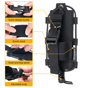 आइडोगर 500d नायलॉन सामरिक रेडियो पाउच अनुकूलन योग्य लुभावनीय लुभावनी पिघला होल्स्टर - Product Image 6