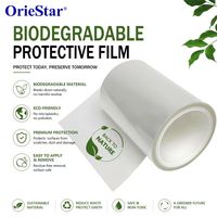 Rouleau de film protecteur durable 100% biodégradable, facile à appliquer et à enlever, matériau de protection de surface