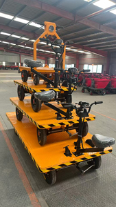 Vehículo <span class=keywords><strong>de</strong></span> <span class=keywords><strong>Transporte</strong></span> Eléctrico SW <span class=keywords><strong>de</strong></span> Cuatro Ruedas con Reversa, Tipo Burro, con Batería <span class=keywords><strong>de</strong></span> Litio, Empujable Manualmente, Plataforma Plana <span class=keywords><strong>de</strong></span> Acero para Construcción - Product Image 2