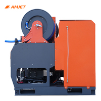 Nettoyeur de canalisations AMJET WS3030-Max 300 bars avec tuyau de 3/8 pouces, 30 LPM, pour le nettoyage des canalisations obstruées et des boues accumulées