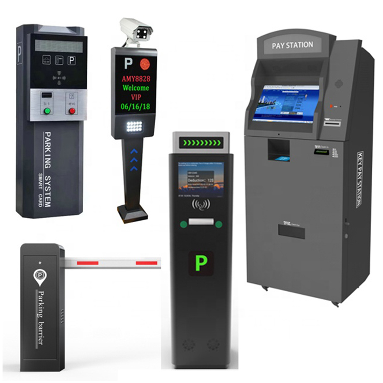 Supply Smart Car Parking Equipment ticket Access Control system Traffic Boom Barrier Gate Automatic Car Parking System Project