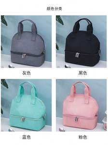 Sacs isothermes personnalisés, fabrication sur mesure, vente en gros, sacs à déjeuner de style japonais à double couche, sacs isothermes pour boissons - Product Image 6