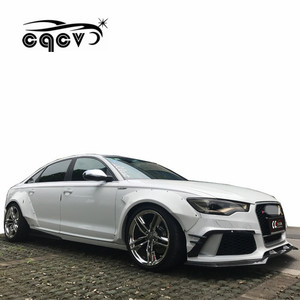 Kit corpo più ampio stile CQCV di alta qualità per <span class=keywords><strong>Audi</strong></span> A6 rs6 paraurti diffusore posteriore spoiler in fibra di carbonio più ampio per <span class=keywords><strong>AUDI</strong></span> A6 <span class=keywords><strong>S6</strong></span> - Product Image 3