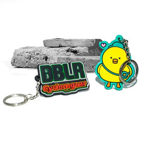 Llavero Promocional Personalizado con Logotipo de Diseñador, Llavero de Goma Suave de PVC 3D/2D - Product Image 3
