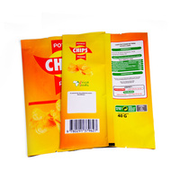 Bolsas de Plástico Amarillo Mate para Envasado al por Mayor, Bolsas Selladas con Sellado Térmico de Aluminio Laminado para Patatas Fritas, Bolsas Vacías para Alimentos