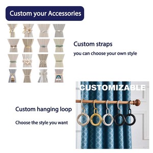 Moderno elegante Design Swag finestra mantovane <span class=keywords><strong>tende</strong></span> personalizzate per soggiorno e cucina trattamenti finestra - Product Image 4
