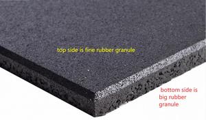 <span class=keywords><strong>Tapis</strong></span> de sol en <span class=keywords><strong>caoutchouc</strong></span> EPDM SBR <span class=keywords><strong>antidérapant</strong></span> et écologique pour salle de sport, épaisseur 3-50 mm, dureté 65±5 Shore A, pour sols de fitness - Product Image 4